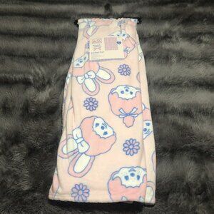 Monchhichi & Chimutan Pink Soft Plush Throw Blanket 50”x70” (127cmx178cm)